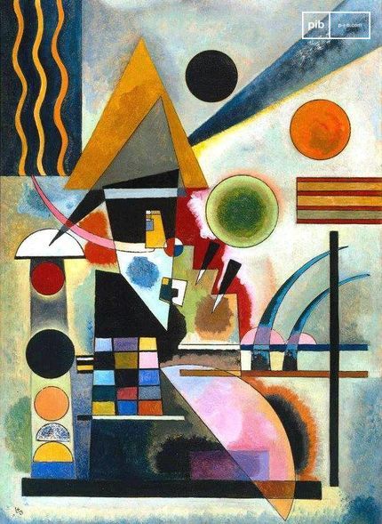 Arte Bauhaus - Swinging di Wassily Kandinsky, 1925