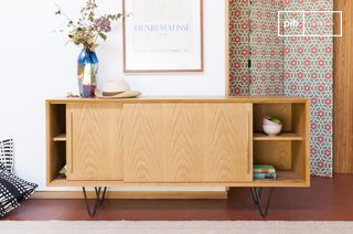 Credenza in rovere chiaro Fiska