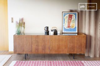 Credenza in legno e marmo Lovisa