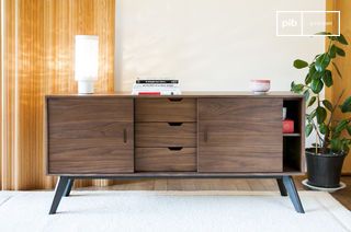 Credenza in noce Hinda