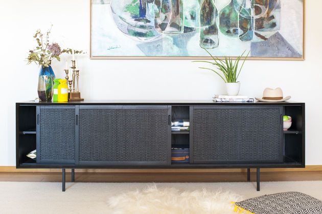 Grande credenza nera Hevaya