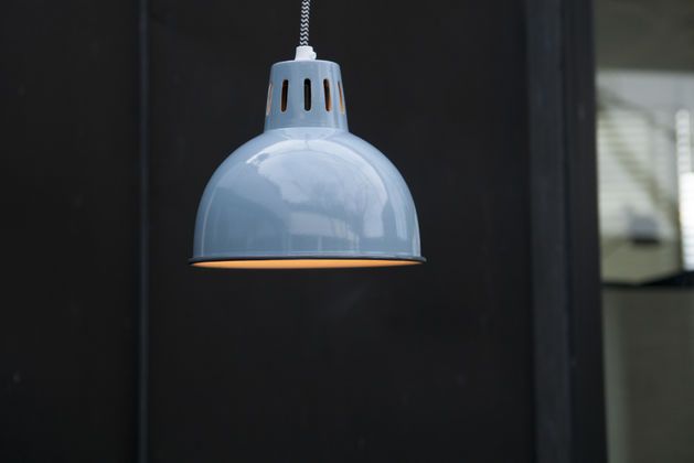 Lampada a sospensione Snöl blu