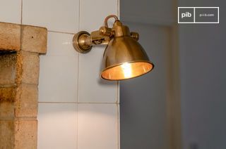 Lampada da parete Bistrot ottone antico