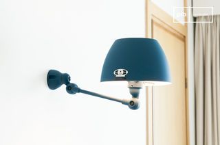 Lampada da parete Jieldé Aicler blu oceano