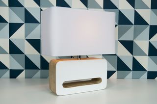 Lampada da tavolo Wood White