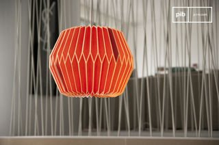 Lampadario Hippy rosso