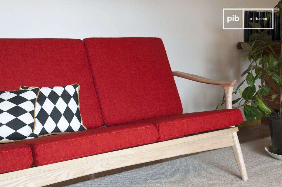 Un design nordico per un divano di charme.