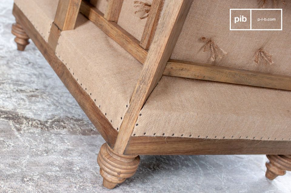 Questa sedia permetterà ore di relax e impreziosirà il vostro soggiorno con un tocco retrò chic