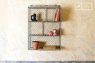 Scaffaliera da muro con 5 scompartimenti