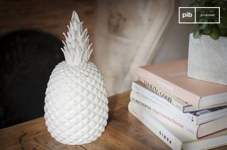 Vaso in porcellana Ananas