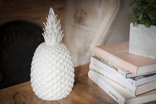 Vaso in porcellana Ananas