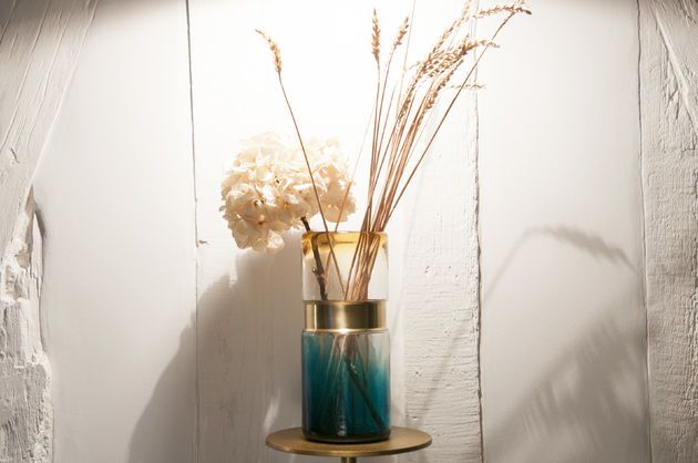 Vaso in vetro Brassbelt